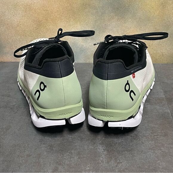 On Cloudboom Women's White / Black / Sage Running Shoes Size 10 - Picture 8 of 14